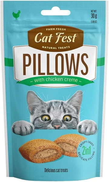 Cat Fest : Farm Fresh Pillows with Chicken Creme Natural Cat Treats